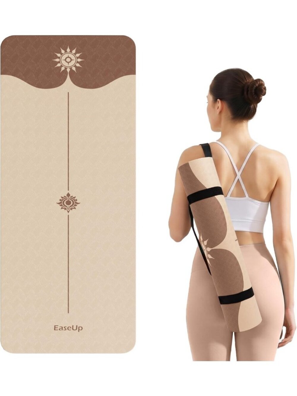Extra Thick Non-Slip Yoga Mat 73"x28", Ideal for Workout & Pilates, 10mm Comfort